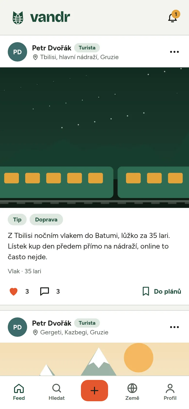 Tipy od kamarádů: Místa, ceny a spoje od lidí, které znáš.
